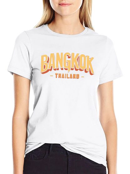 Bangkok Thailand Graphic T-Shirt - Black