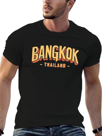 Bangkok Thailand Graphic T-Shirt - Black