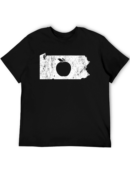 Apple State T-Shirt - Unisex Black Tee