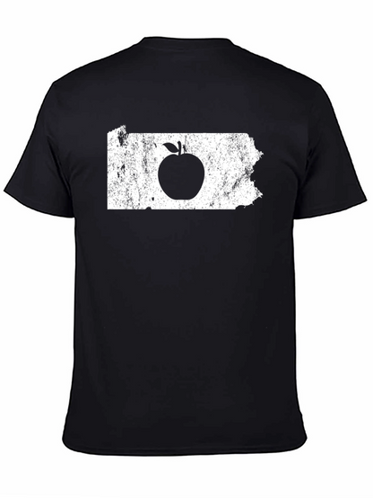 Apple State T-Shirt - Unisex Black Tee