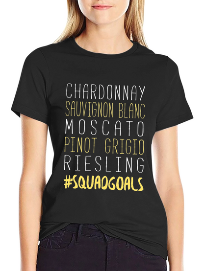 Wine Squad Goals Graphic Tee