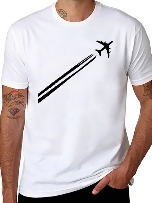 Airplane T-Shirt - Black Graphic Tee