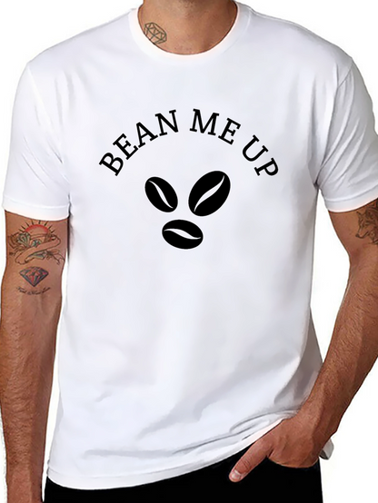 Bean Me Up T-Shirt - Coffee Lover Tee