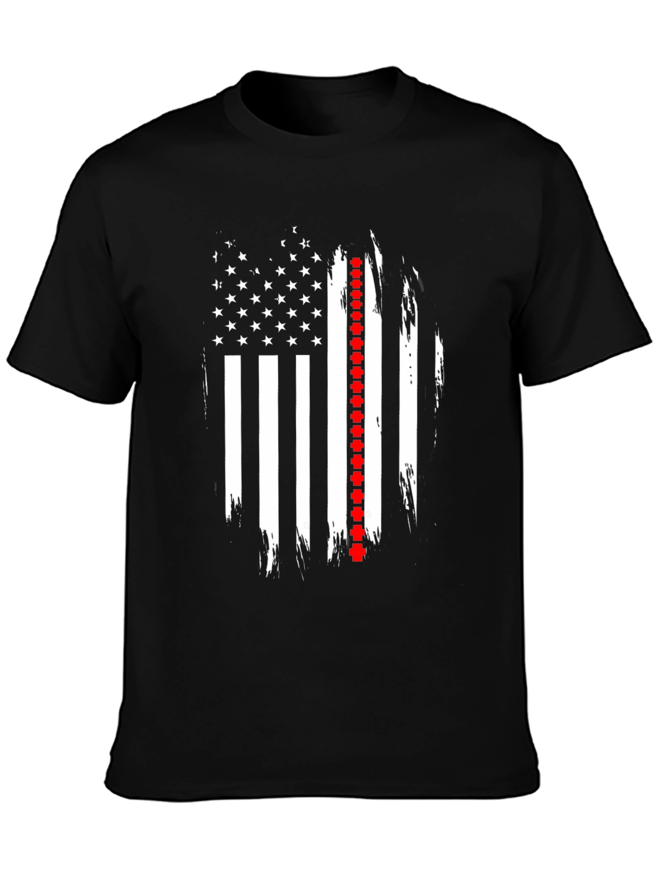 American Flag Firefighter T-Shirt