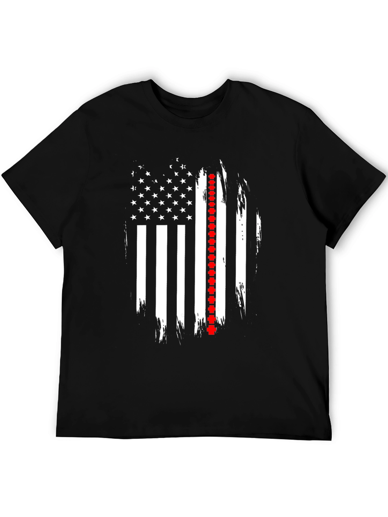 American Flag Firefighter T-Shirt