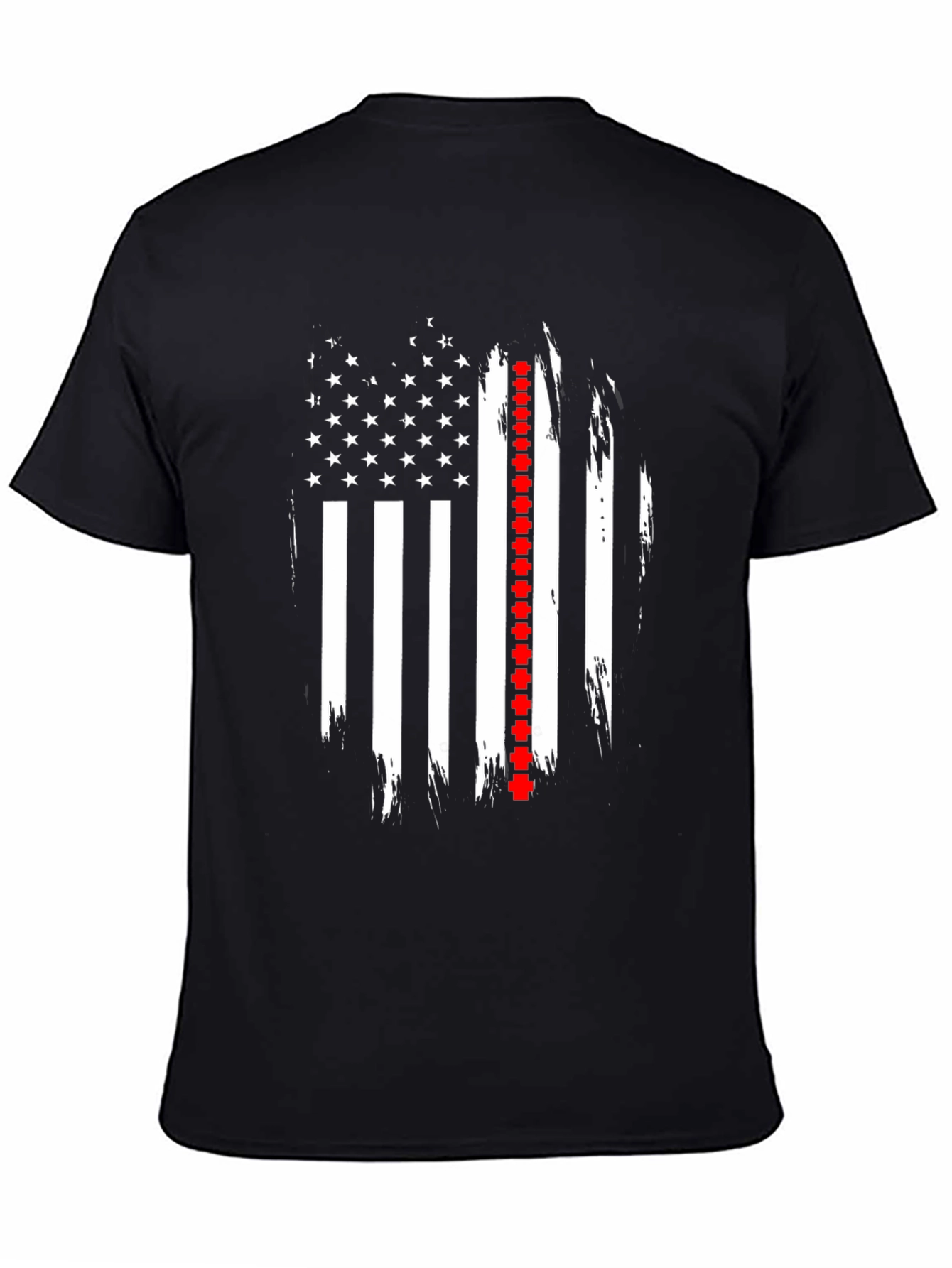 American Flag Firefighter T-Shirt