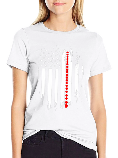 American Flag Firefighter T-Shirt