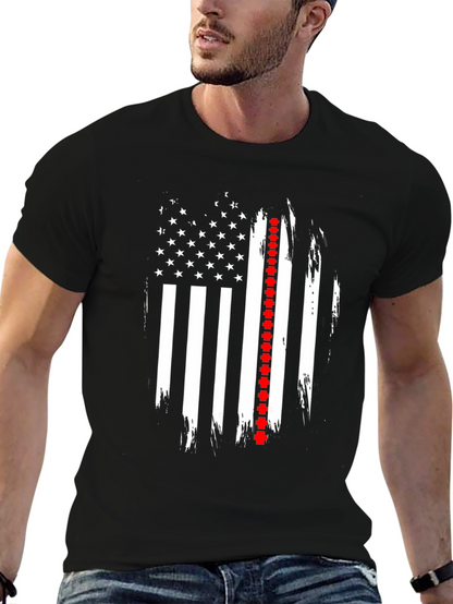 American Flag Firefighter T-Shirt