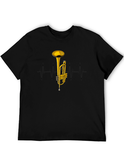 Trumpet Heartbeat Graphic Tee