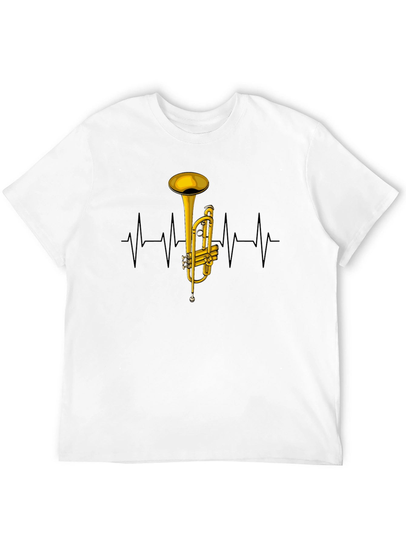 Trumpet Heartbeat Graphic Tee