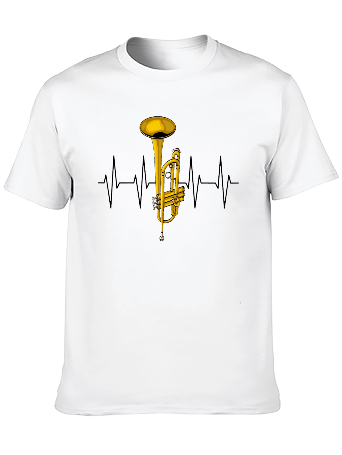 Trumpet Heartbeat Graphic Tee