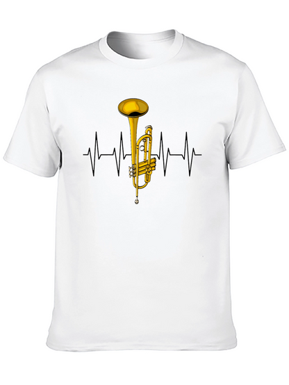 Trumpet Heartbeat Graphic Tee