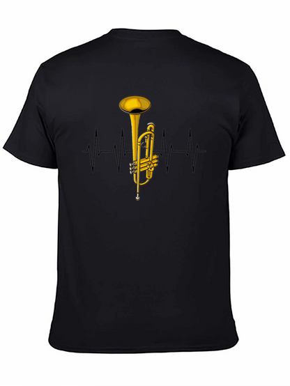 Trumpet Heartbeat Graphic Tee