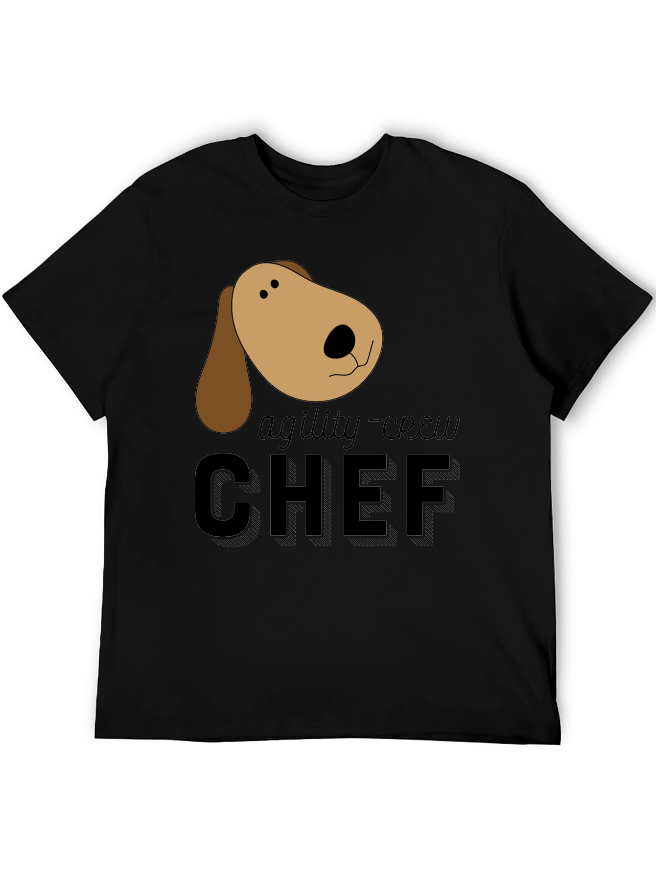 Agility Crew Chef Dog Graphic T-Shirt