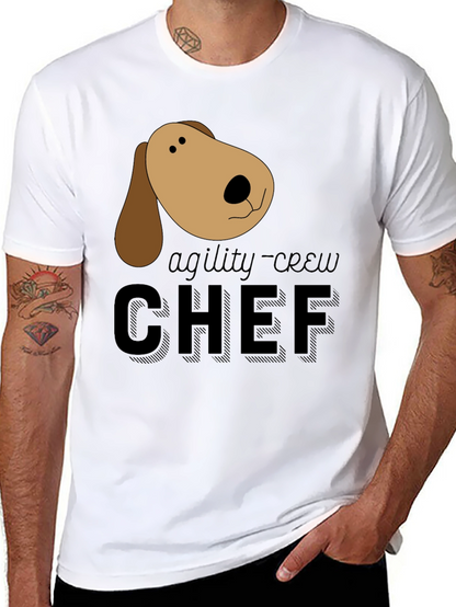Agility Crew Chef Dog Graphic T-Shirt