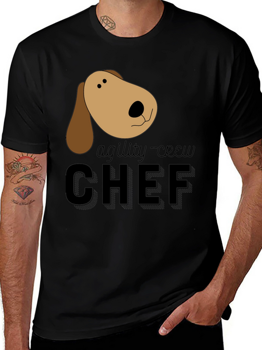 Agility Crew Chef Dog Graphic T-Shirt