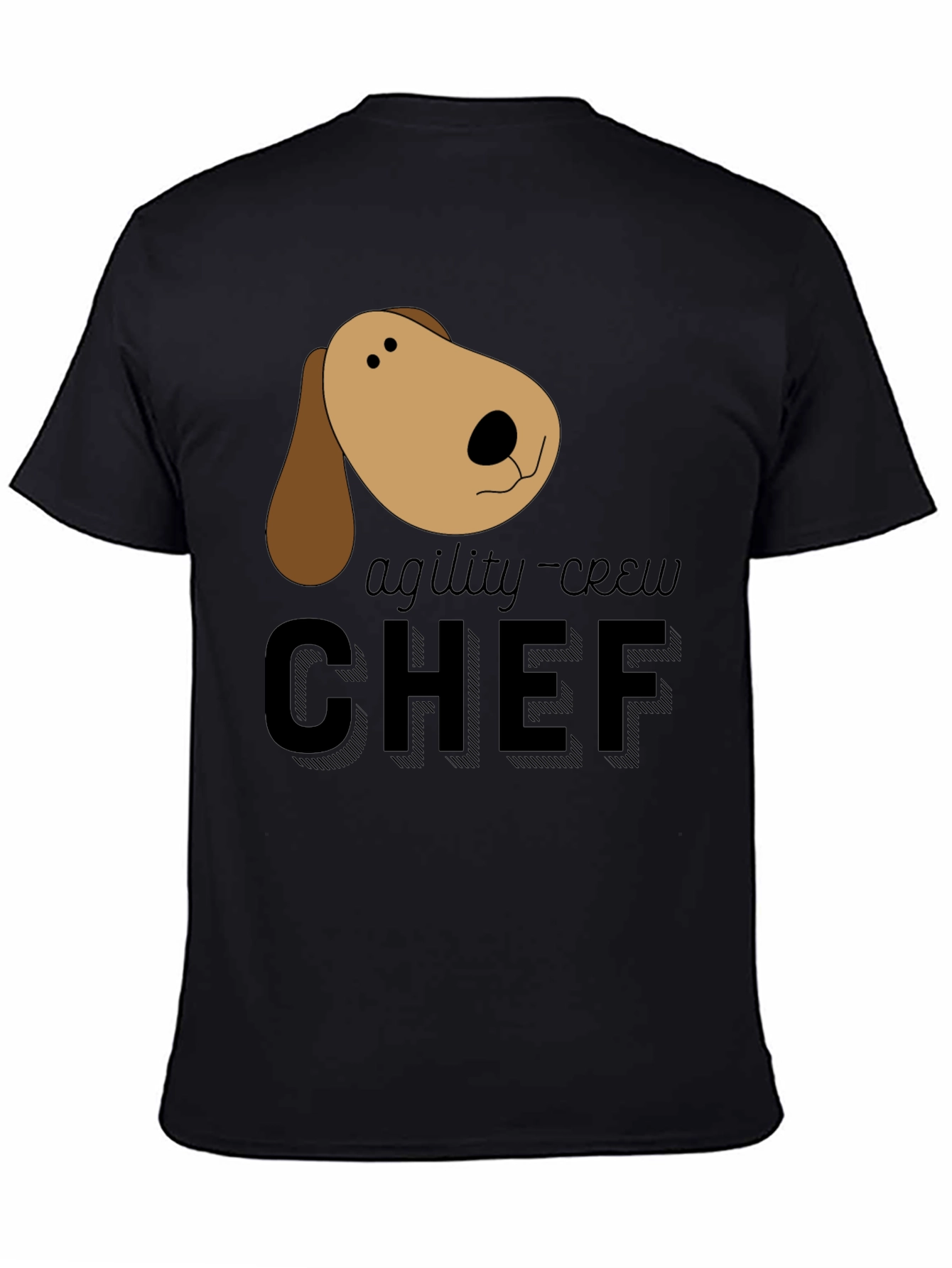 Agility Crew Chef Dog Graphic T-Shirt