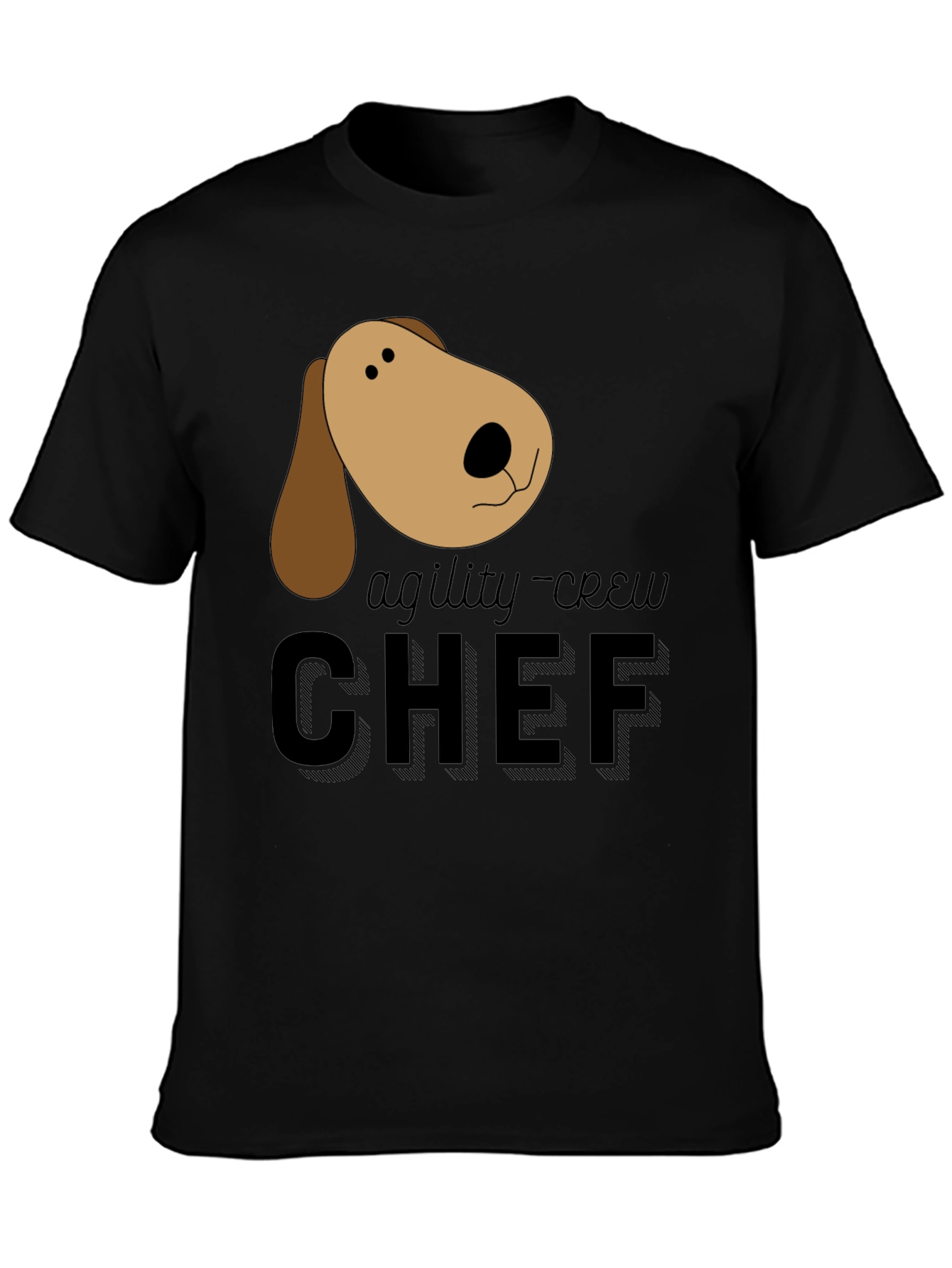Agility Crew Chef Dog Graphic T-Shirt