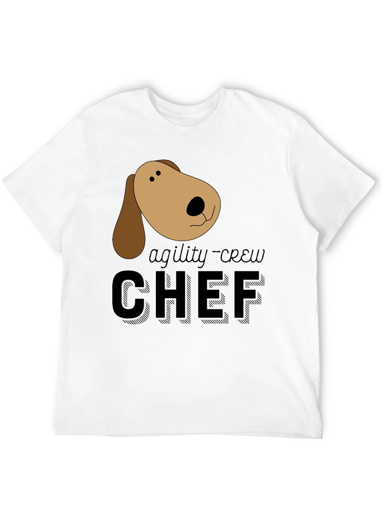 Agility Crew Chef Dog Graphic T-Shirt
