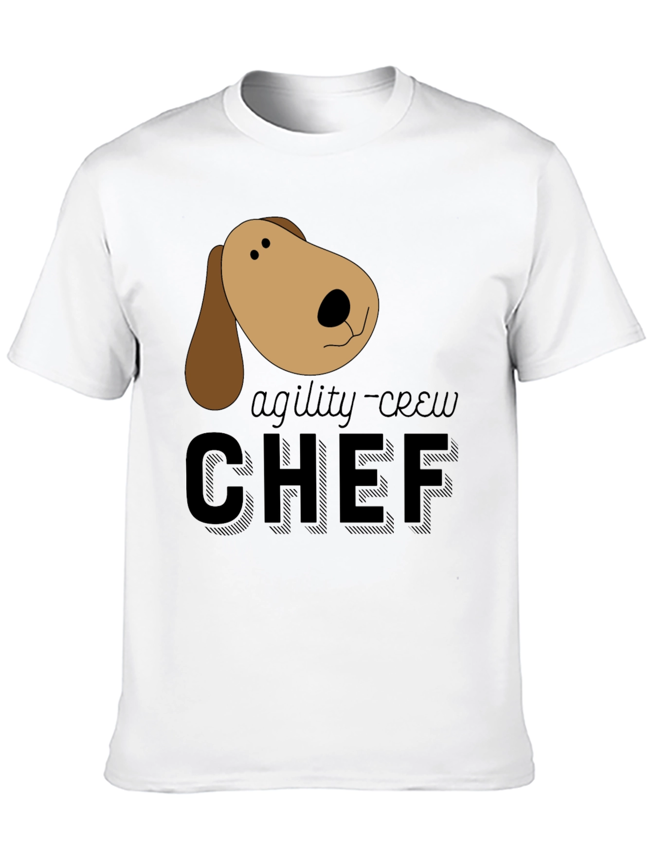 Agility Crew Chef Dog Graphic T-Shirt