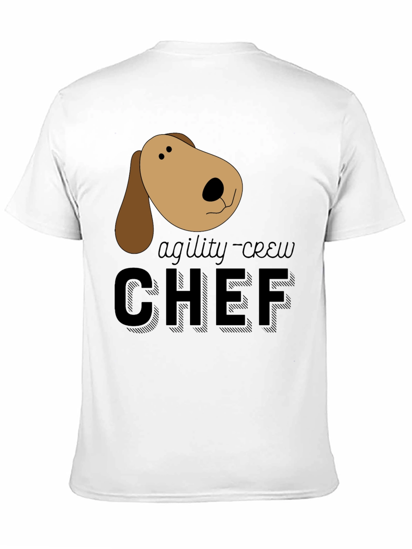 Agility Crew Chef Dog Graphic T-Shirt