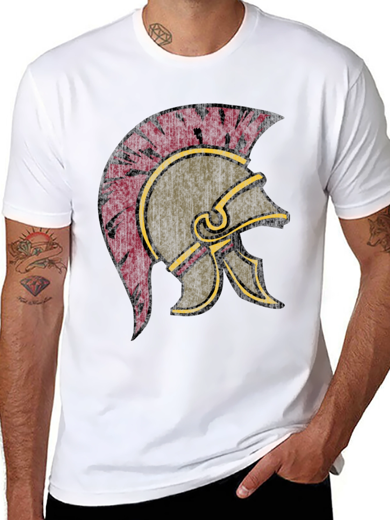 Spartan Helmet Graphic T-Shirt