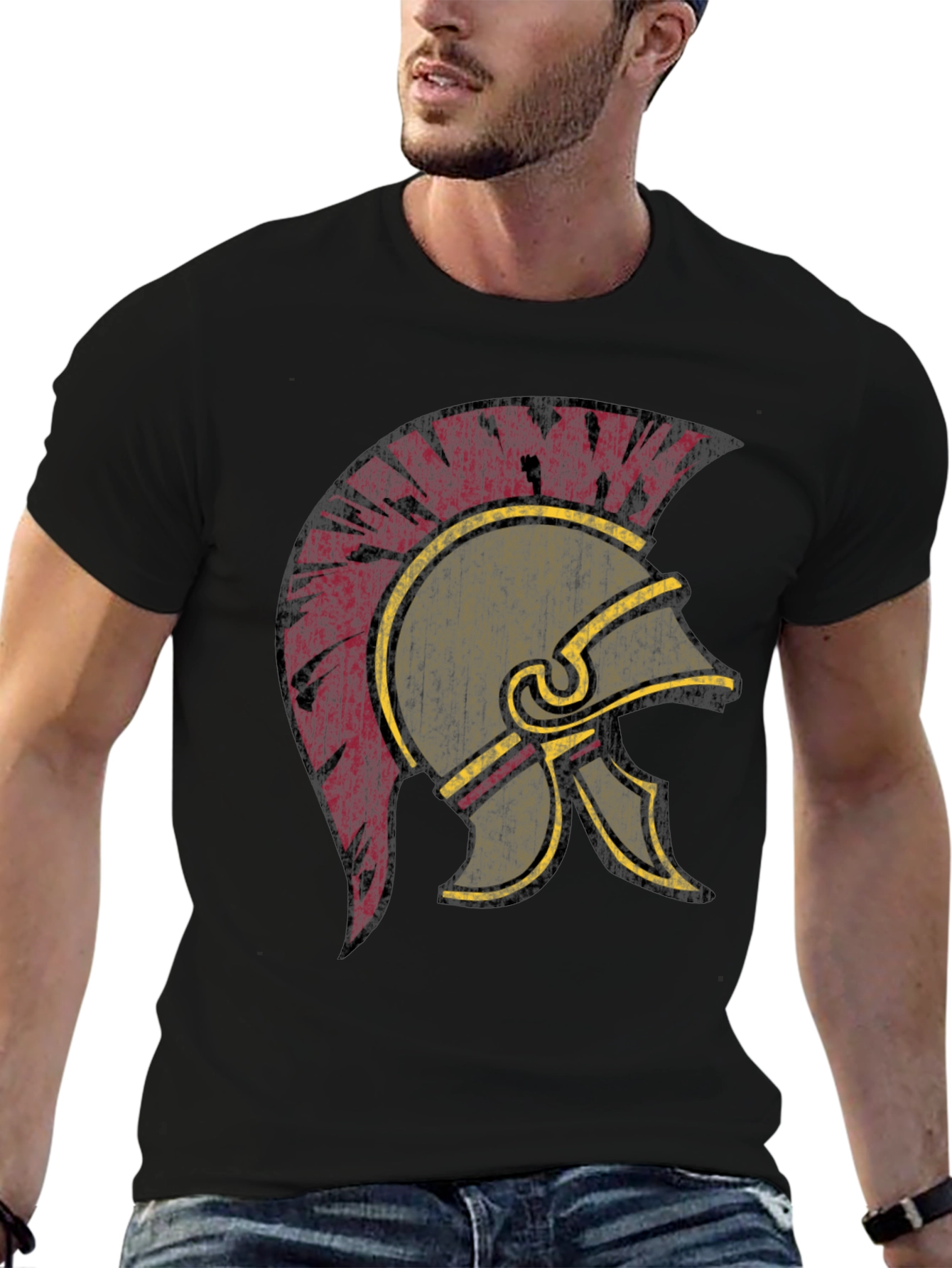 Spartan Helmet Graphic T-Shirt