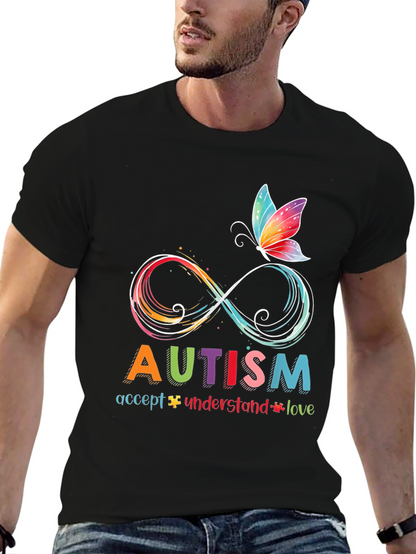 Autism Awareness T-Shirt - Accept Understand Love