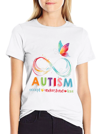 Autism Awareness T-Shirt - Accept Understand Love