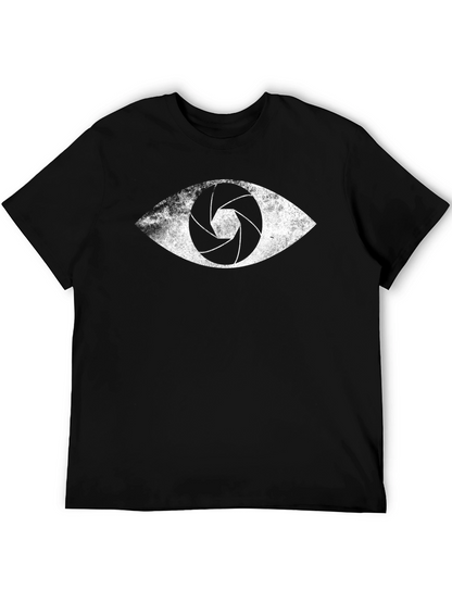 Aperture Eye Graphic Tee - Modern Style
