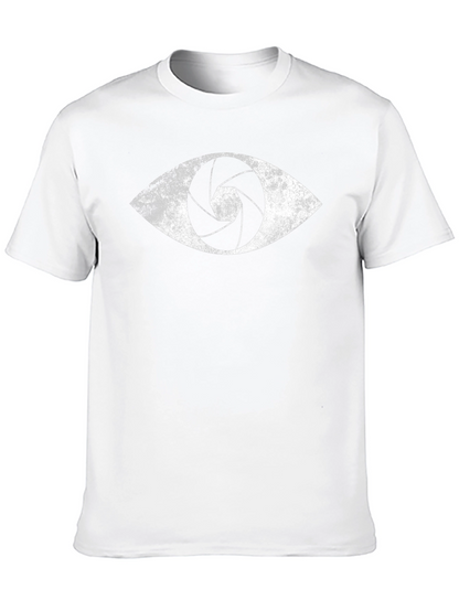Aperture Eye Graphic Tee - Modern Style