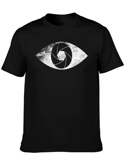 Aperture Eye Graphic Tee - Modern Style