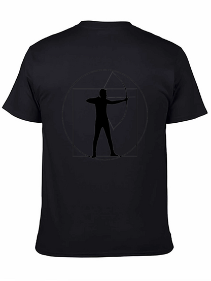 Archery Design Black T-Shirt