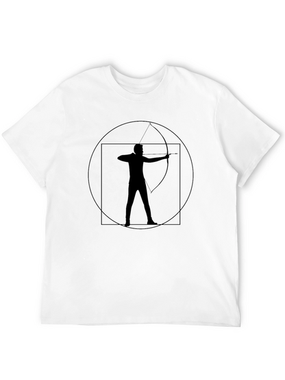 Archery Design Black T-Shirt