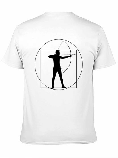 Archery Design Black T-Shirt