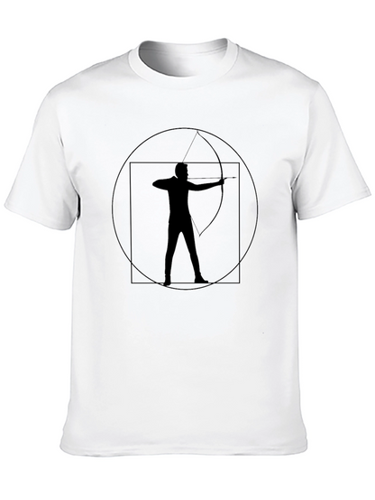 Archery Design Black T-Shirt