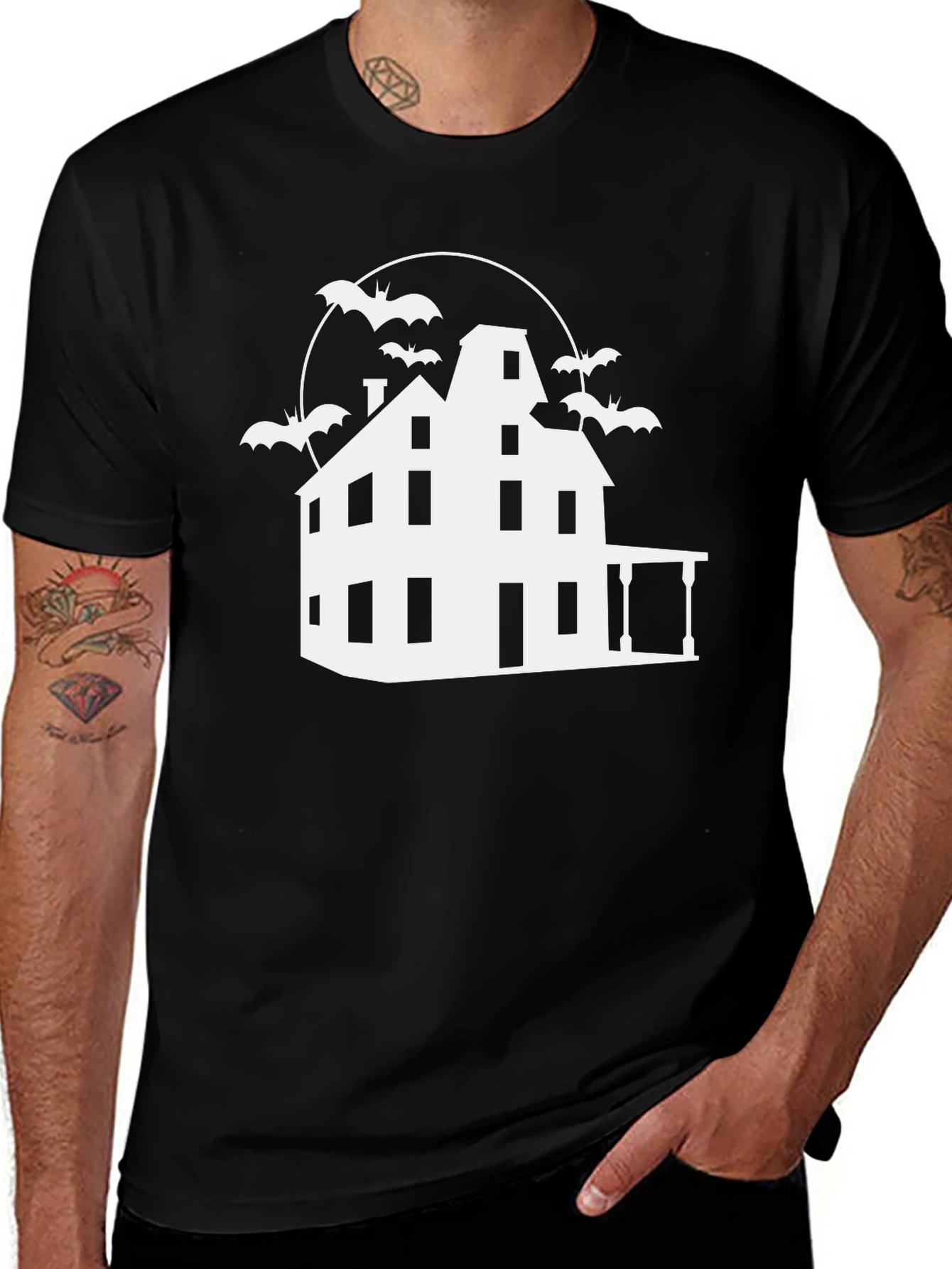 Spooky Halloween House T-Shirt