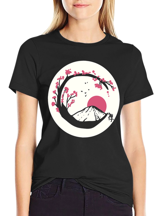 Zen Mountain Blossom T-Shirt