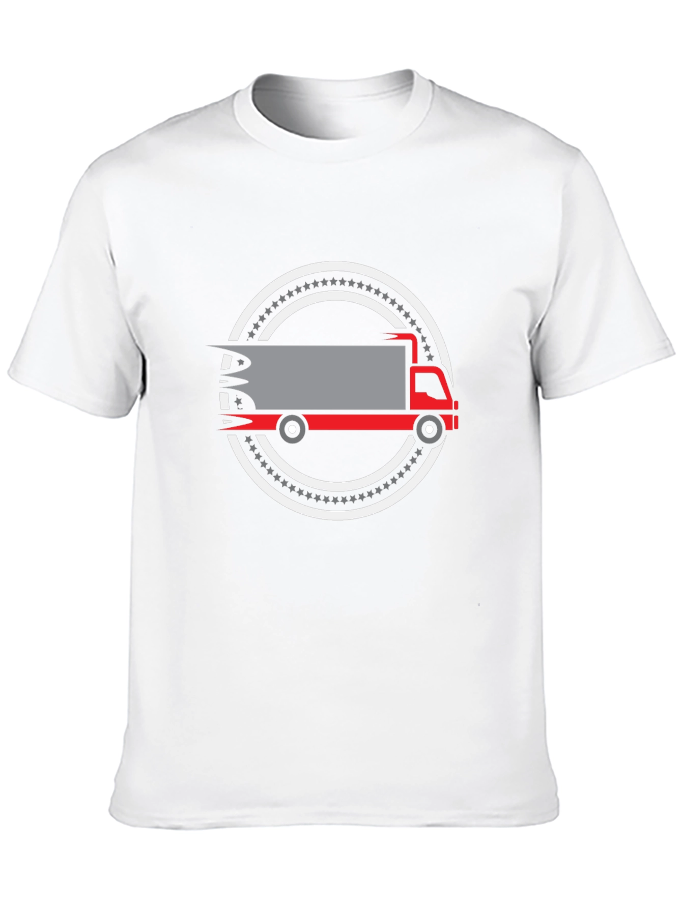 Truck Graphic Black T-Shirt - Delivery Driver Apparel