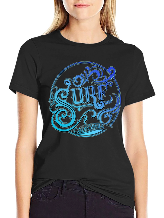 Surf California Graphic Print T-Shirt