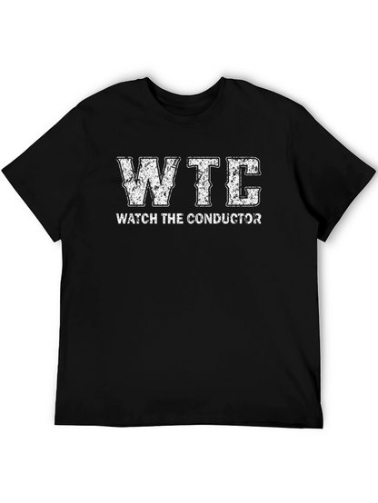 WTC Watch the Conductor Black T-Shirt