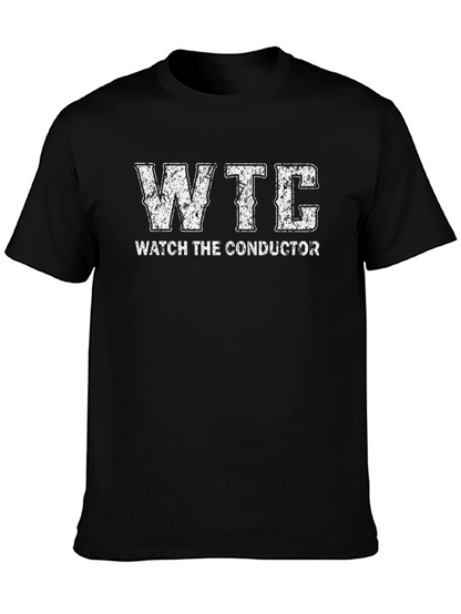WTC Watch the Conductor Black T-Shirt