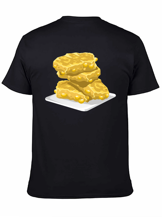Sweet Cornbread Stack Graphic Tee - Casual Comfort