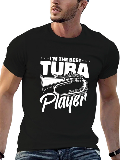 Best Tuba Player Graphic T-Shirt - Music Lover Gift