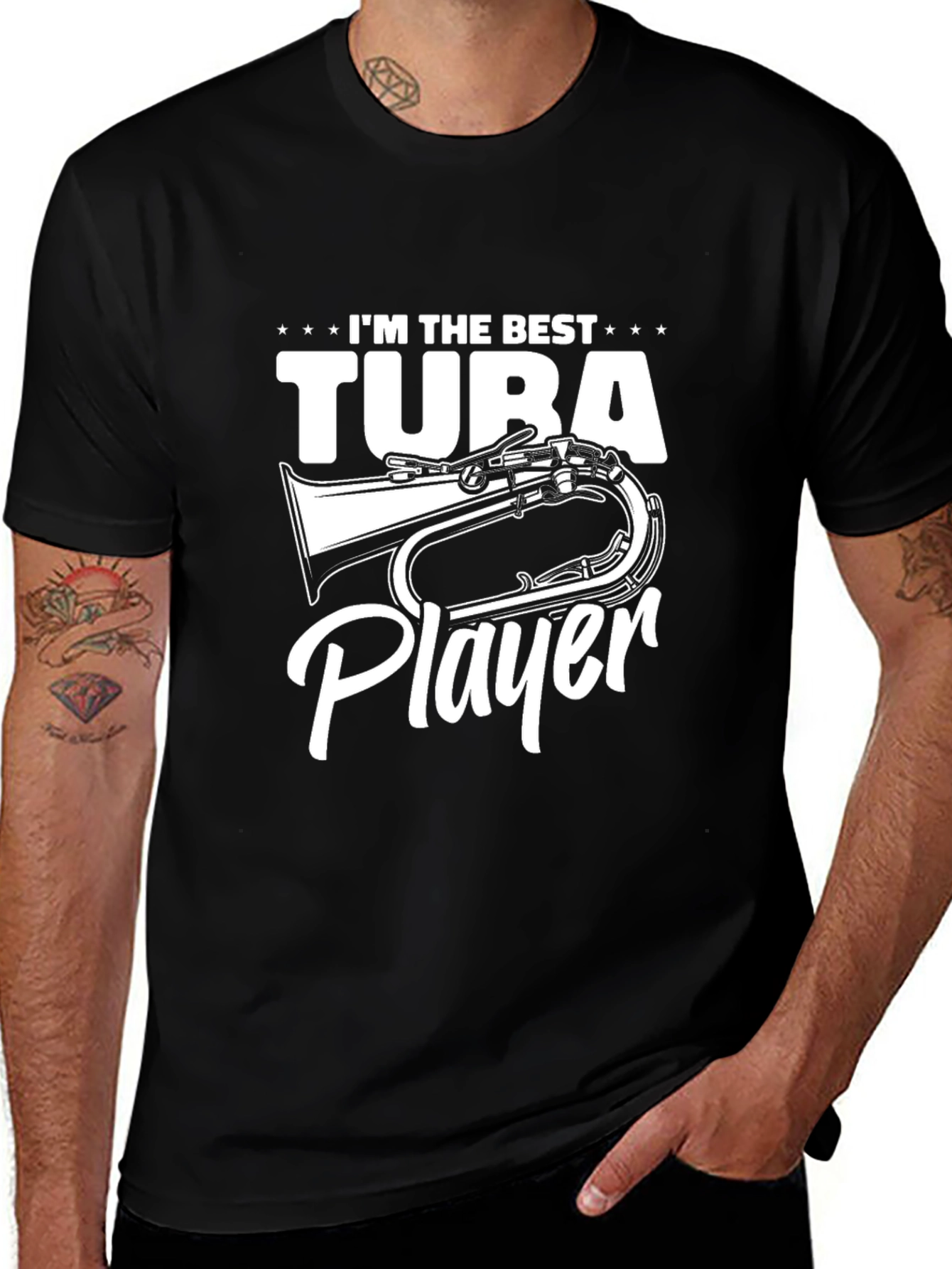 Best Tuba Player Graphic T-Shirt - Music Lover Gift