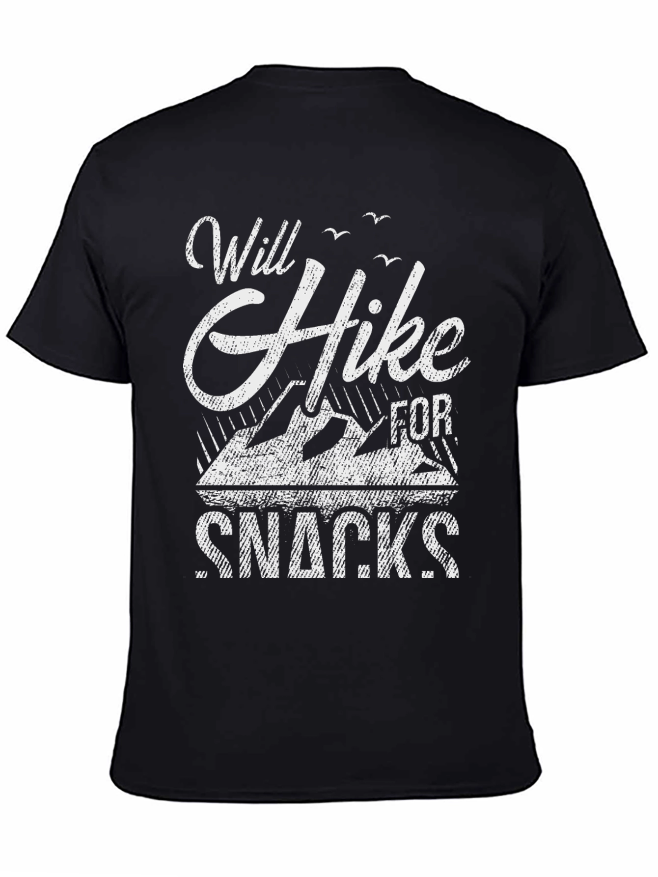 Will Hike For Snacks - Graphic T-Shirt