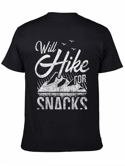 Will Hike For Snacks - Graphic T-Shirt