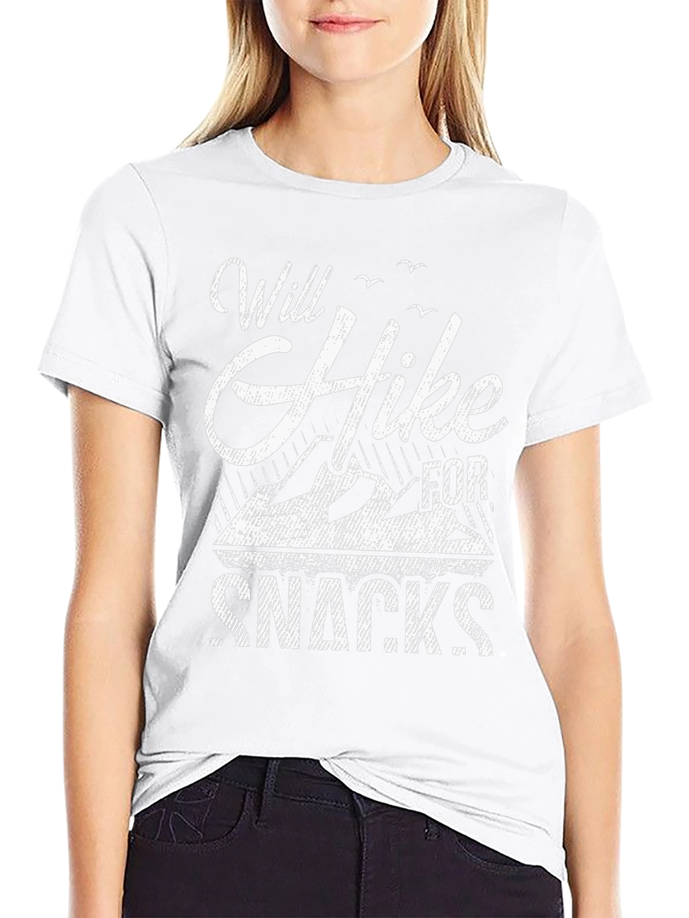 Will Hike For Snacks - Graphic T-Shirt