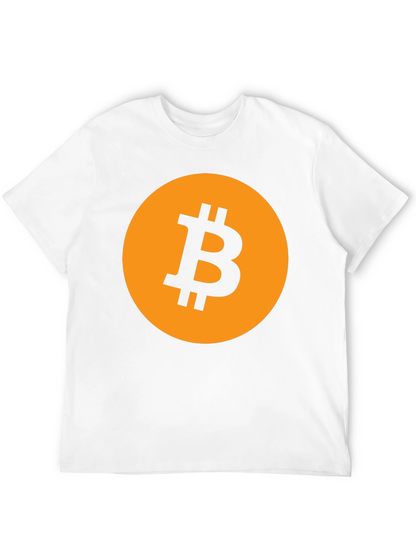 Bitcoin Logo Graphic Tee - Black Crypto T-Shirt