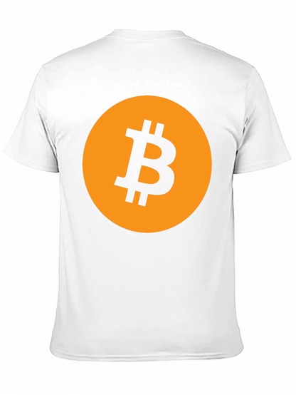 Bitcoin Logo Graphic Tee - Black Crypto T-Shirt